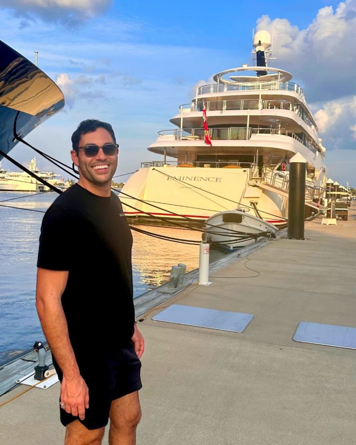 He quit his job to travel and work on yachts